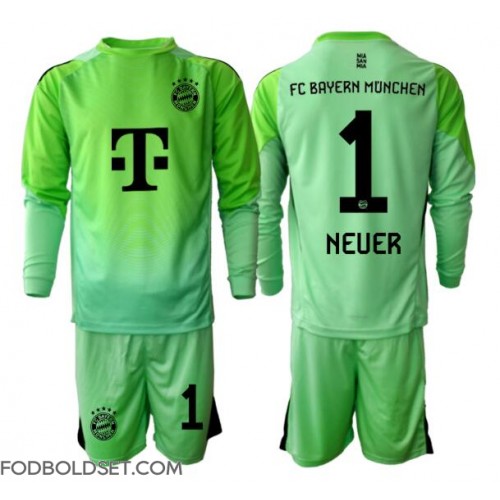 Bayern Munich Manuel Neuer #1 Målmand Hjemme Trøje Børn 2025-26 Langærmet (+ Korte bukser)
